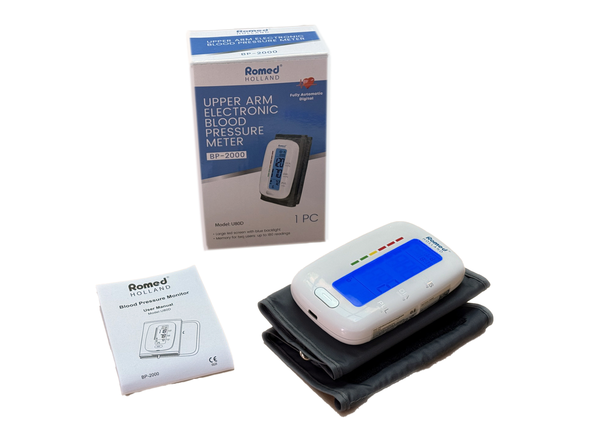 Upper Arm Electronic Blood Pressure Meter, BP-2000